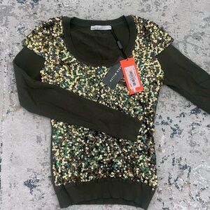 Karen Millen Sequin Sweater